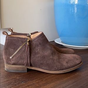 Franco sarto tassel ankle bootie
